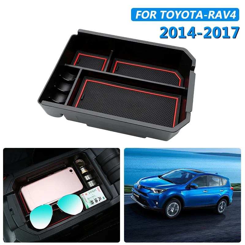 Для Toyota полка для мелочей RAV4- центральная консоль Органайзер лоток