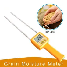 TK100S цифровой измеритель влажности портативный измеритель влажности зерна используется для кукурузы, пшеницы, риса, бобов, пшеничной муки