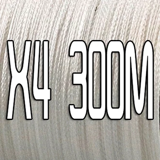 4 Strands White Оплетка JOF 300 м 8 нитей 4 нити многоцветная леска linha multifilamento pesca 8/4 леска для морской рыбалки - Цвет: 4 Strands White