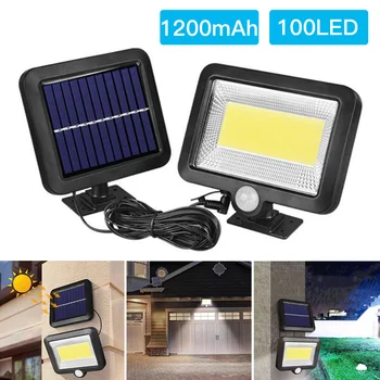 

208 LED Solar Light Outdoor Solar Lamp Powered Sunlight Waterproof PIR Motion Sensor Street Light For Garden Decoration