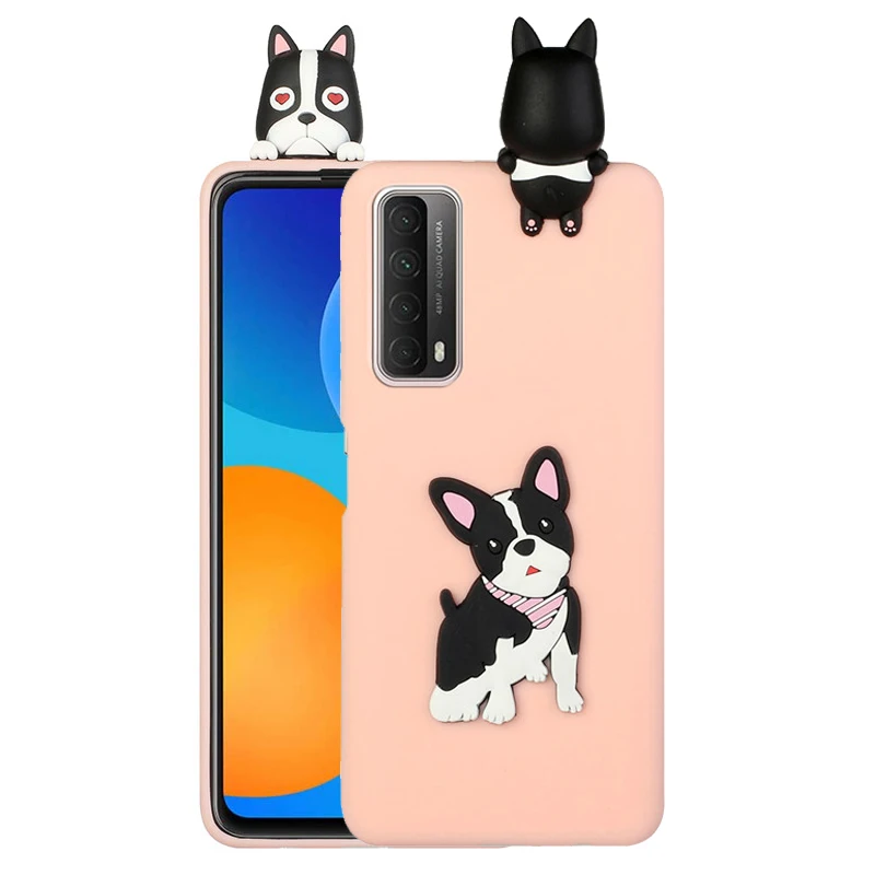huawei waterproof phone case on For Huawei P smart 2021 Case Coque for Huawei Psmart 2021 P Smart2021 Cover Bumper 3D Doll Toys Soft Silicone Phone Case Etui waterproof case for huawei Cases For Huawei