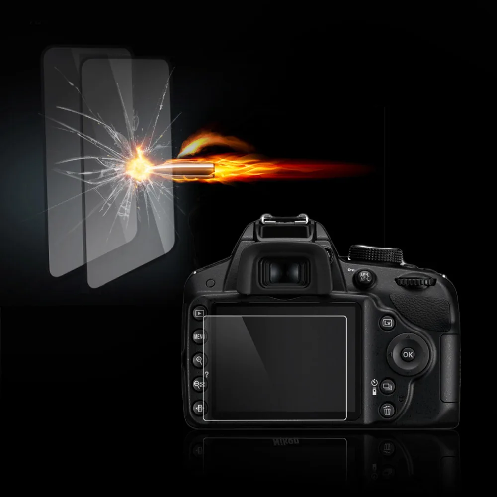 Новое Закаленное стекло пленка для камеры ЖК-экран протектор для Nikon D3100/D3200/D3300