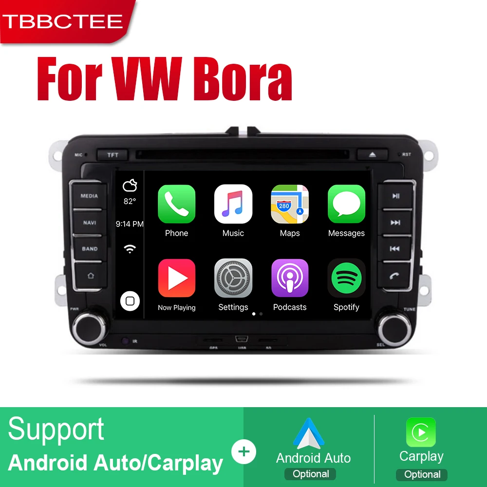 TBBCTEE Android автомобильное радио стерео gps навигация для Volkswagen VW Bora 2005~ Bluetooth wifi 2din автомобильное радио стерео Мультимедиа