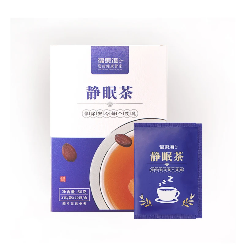 Fudonghai jingmiancha Suanzaoren Gao Baihe Anshu pre sleep health care Huacha Suanzaoren tea