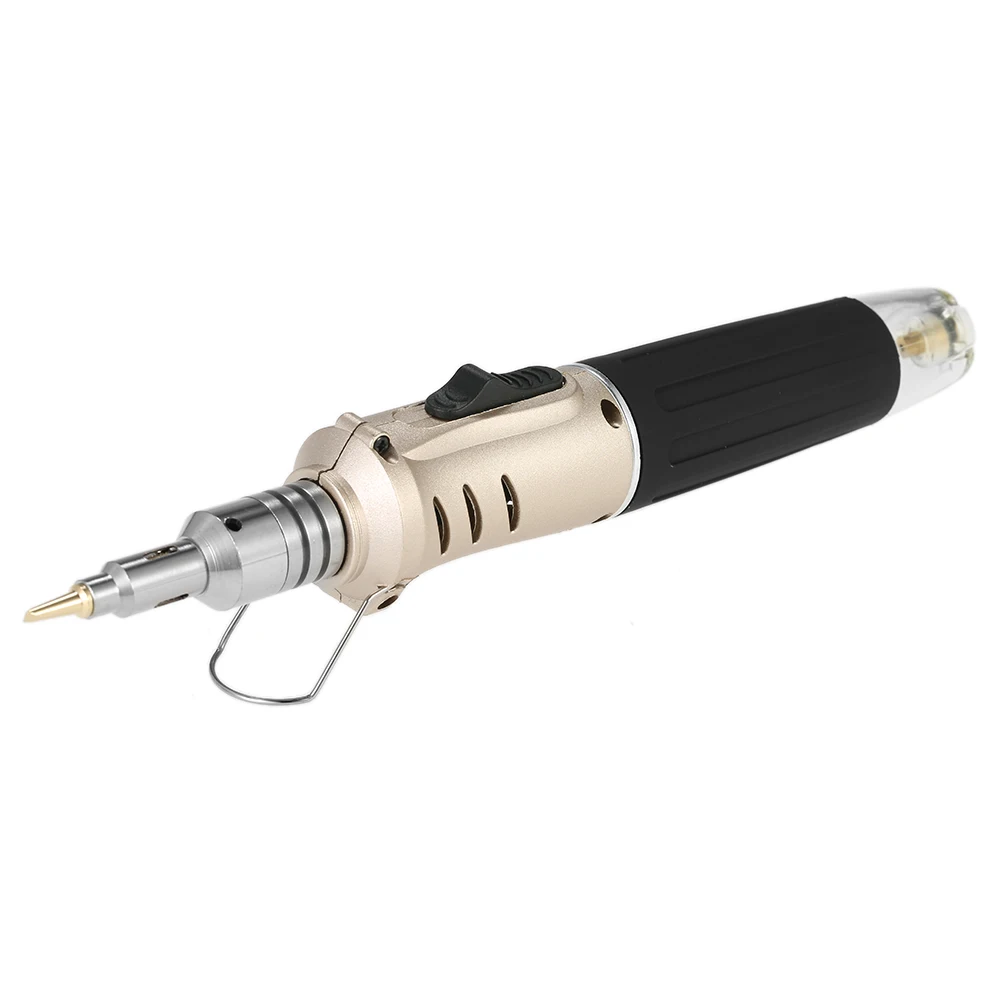 

New Soldering Iron Set 10 in 1 Professional Pen-style Butane Gas 26ml Welding Kit Torch HS-1115K 3 different colors with case