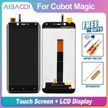 AiBaoQi 5,0 дюймовый сенсорный экран+ 1280x720 ЖК-дисплей в сборе Замена для телефона Cubot Magic Android 7,0