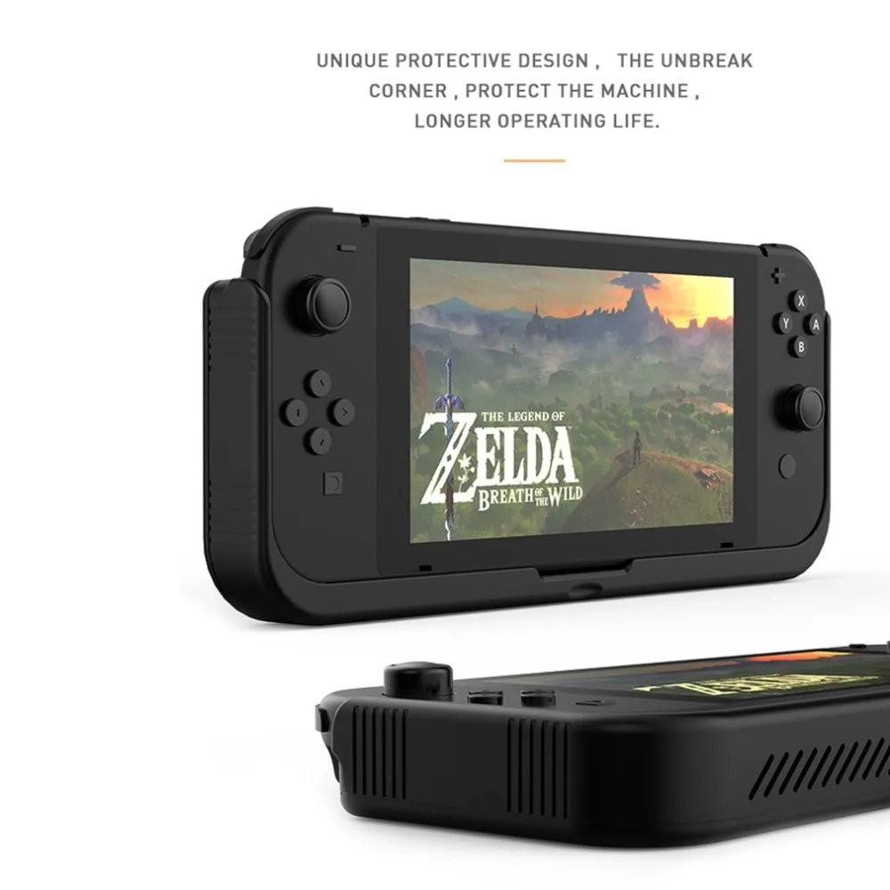 Чехол для зарядки аккумуляторов для kingd Switch NS 10000 мАч с зажимом для задней части аккумулятора, внешний аккумулятор, кожаный чехол с подставкой и держателем для kingd Switch