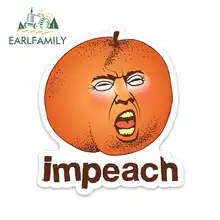EARLFAMILY 13cm x 11.3cm for Impeach Anime Funny Car Stickers RV VAN 3D DIY Fine Decal Bumper Trunk Truck Graphics Vinyl JDM
