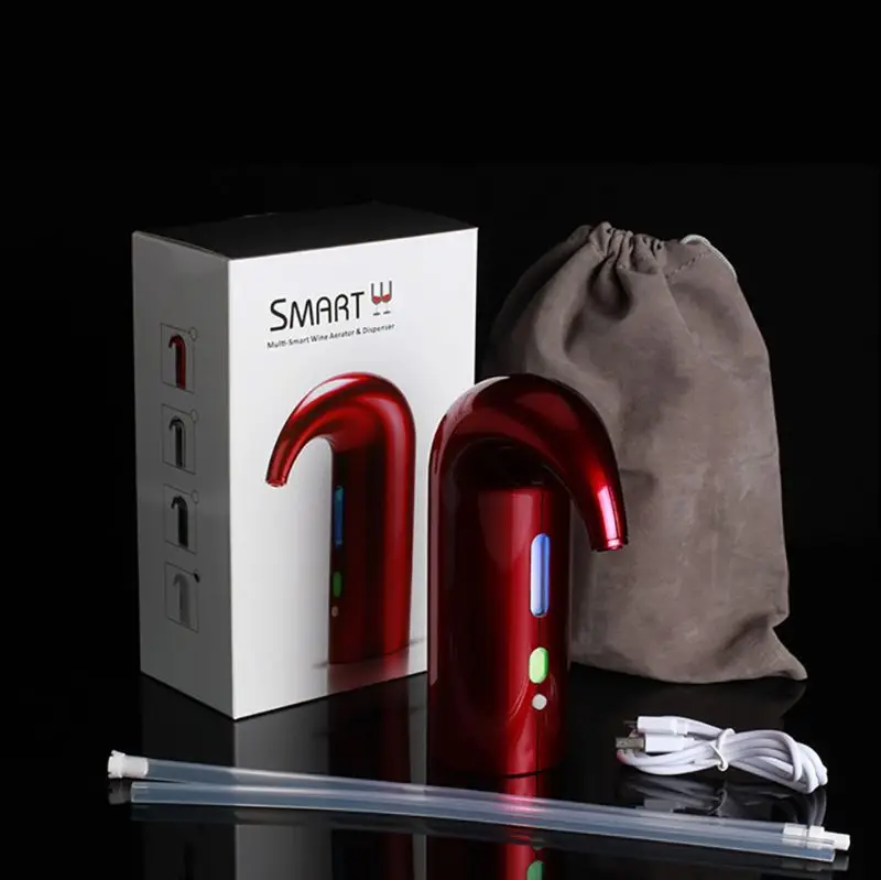 USB Перезаряжаемый Носик Pourer портативный в одно касание Электрический аэратор для вина Pourer 72XF