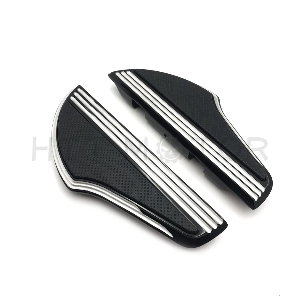 Aftermarket мотоцикл части акульих плавников Defiance пассажирская подножка комплект для Harl 06-17 Dyna 86-19 туристическая хромированная b