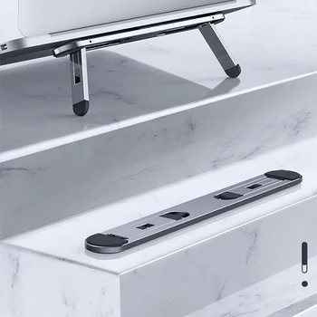 

Mini Portable Invisible Laptop Holder Adjustable Cooling Stand Foldable Multifunctional Holder for Laptop Notebook