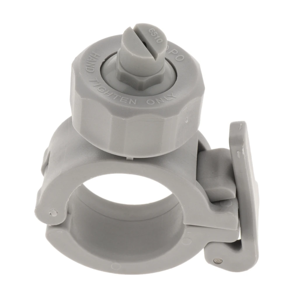 PP Adjustable Ball Flat Fan Clamp Spray Eyelet Nozzles, Repeated Loading and Unloading without Damage