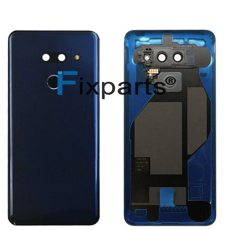 Для LG G8 ThinQ Батарея крышка дверца батарейного G820 G820N G820QM7 сзади Корпус задний Чехол с защитой от отпечатков пальцев Запасная часть