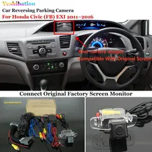 Yeshibation камера заднего вида наборы для Honda Civic(FB) 2011~ RCA и экран совместимая камера заднего вида