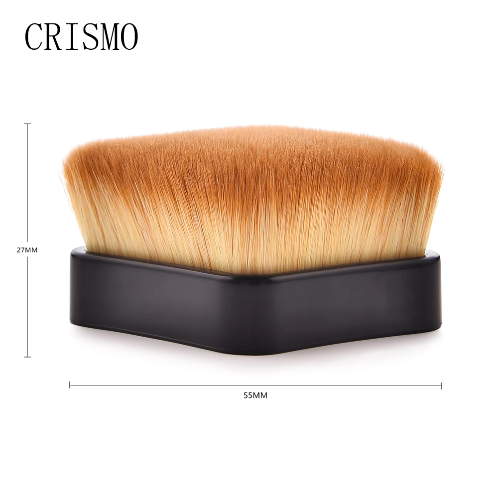 CRISMO 1 шт., кисть для основы, портативная Косметика для макияжа, косметика для лица пудра, румяна, кисти для макияжа, большая кисть для головы, женские товары для красоты