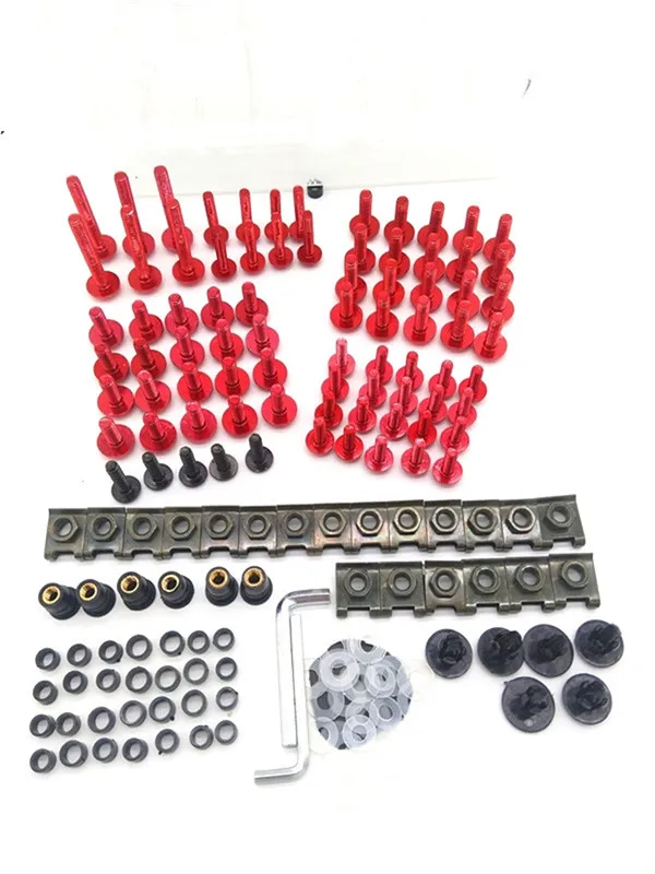 Motorcycle Fairing Body Bolts Kit Spire Screw Nuts set Clips for HONDA CBR1000RRFIREBLADE CBR1000RR FIREBLADE SP CBR600RR