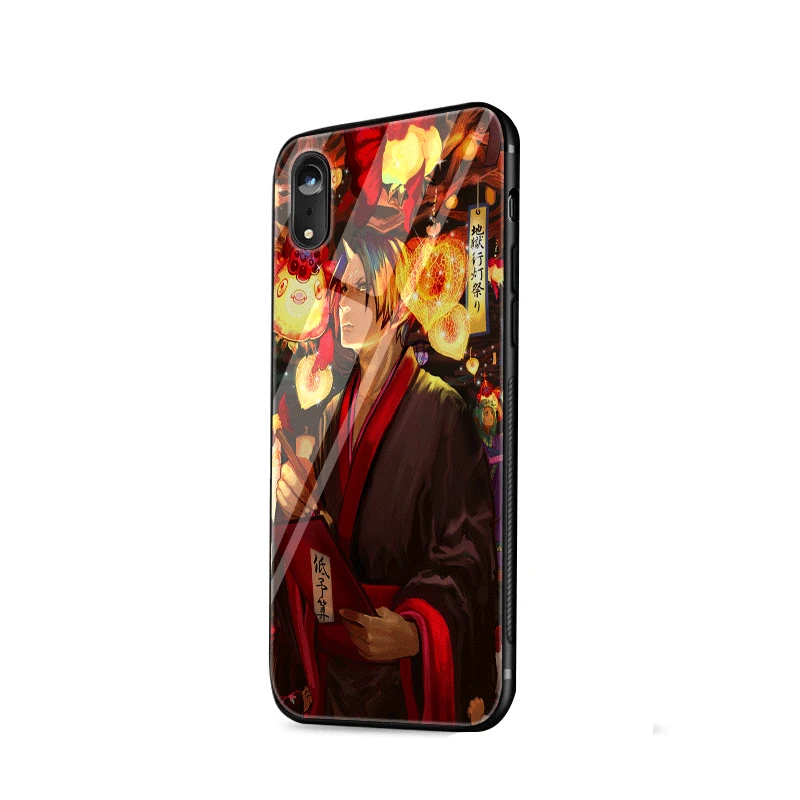 Стеклянный чехол для телефона из ТПУ стекла для Apple iPhone 5 5S SE 6 6S 7 8 Plus XR X XS Max HOZUKI Hoozuki no Reitetsu - Цвет: G8