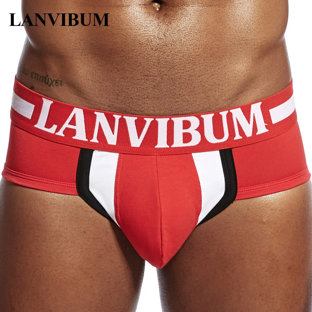 LANVIBUM мужские трусы мужское нижнее белье дышащие цветные хлопковые сексуальные