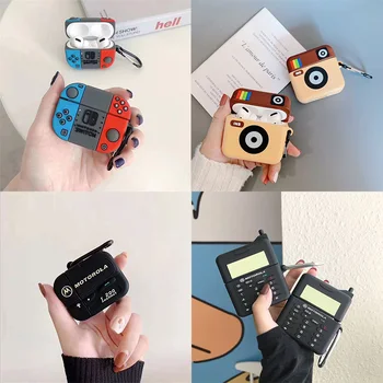 

Retro Pager Game Console Case For Airpods Pro Wireless Headphone Soft Silicone Cover For Air Pods Pro 3 Bluetooth Earphone Cases