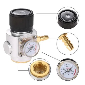 

Sodastream Brewing Beer Regulator CO2 Keg Charger 0-90 PSI Corny Cornelius Keg Charger For European Soda Stream Beer Kegerator