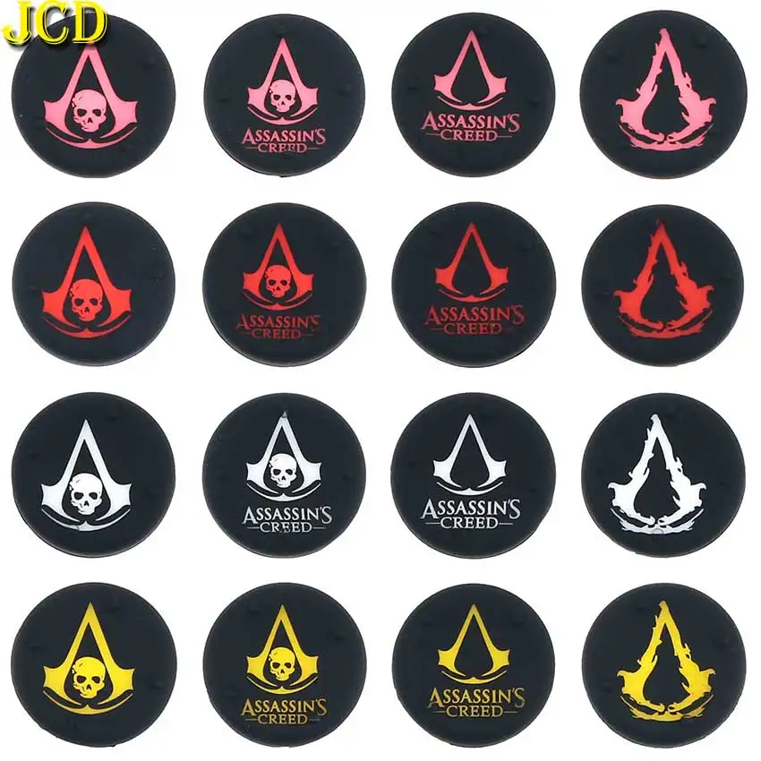 JCD 2PCS Thumb Stick Grips Cover For PS4 Pro Slim Silicone Analog Joystick Cap Cases Xbox one 360 PS3 Accessories | Электроника