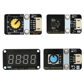 

LCD1602 IIC Blue MPU6050 Sensor Rotary Encoder Rotary Potentiomenter With Hat 4 Digit Clock 7 Segment 5V Sensor Module