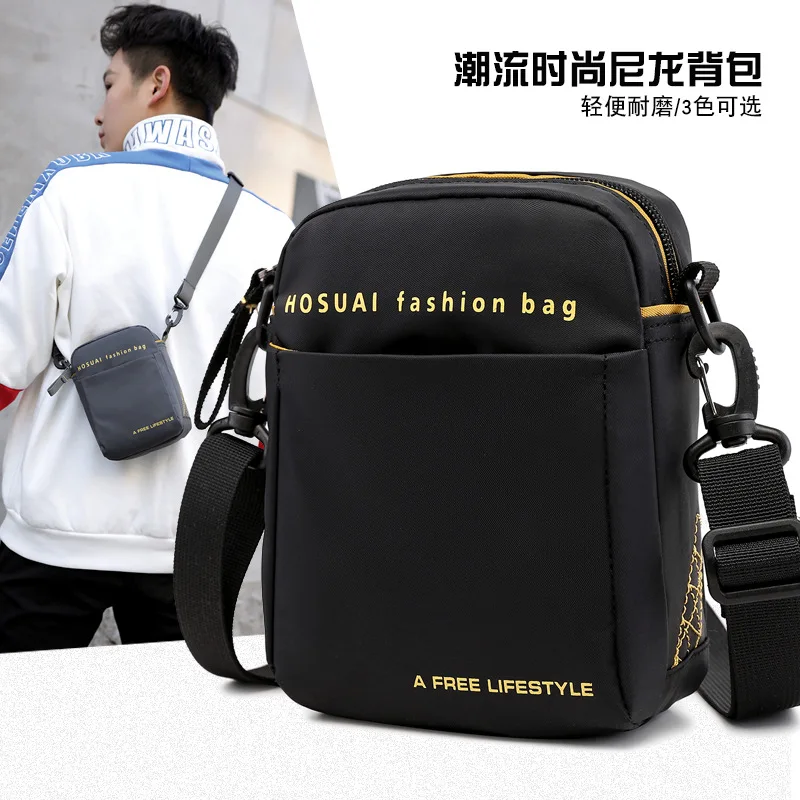 

New Style Men Shoulder Multifunctional Waistband Pannier Bag Dual Purpose WOMEN'S Messenger Bag Casual Oxford Cloth Men's Bag