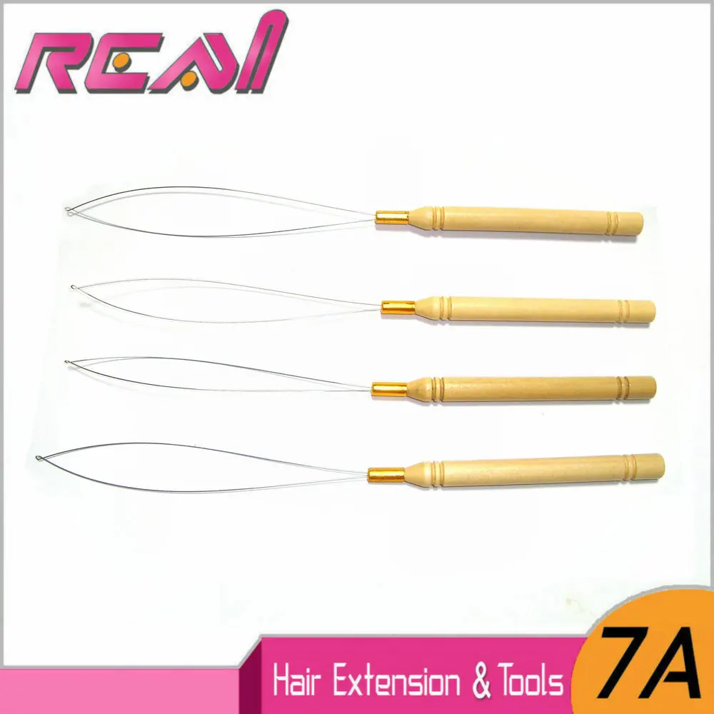 5Pcs Loop Hair Tool Loop Threader Needle For Micro Ring Hair Extension