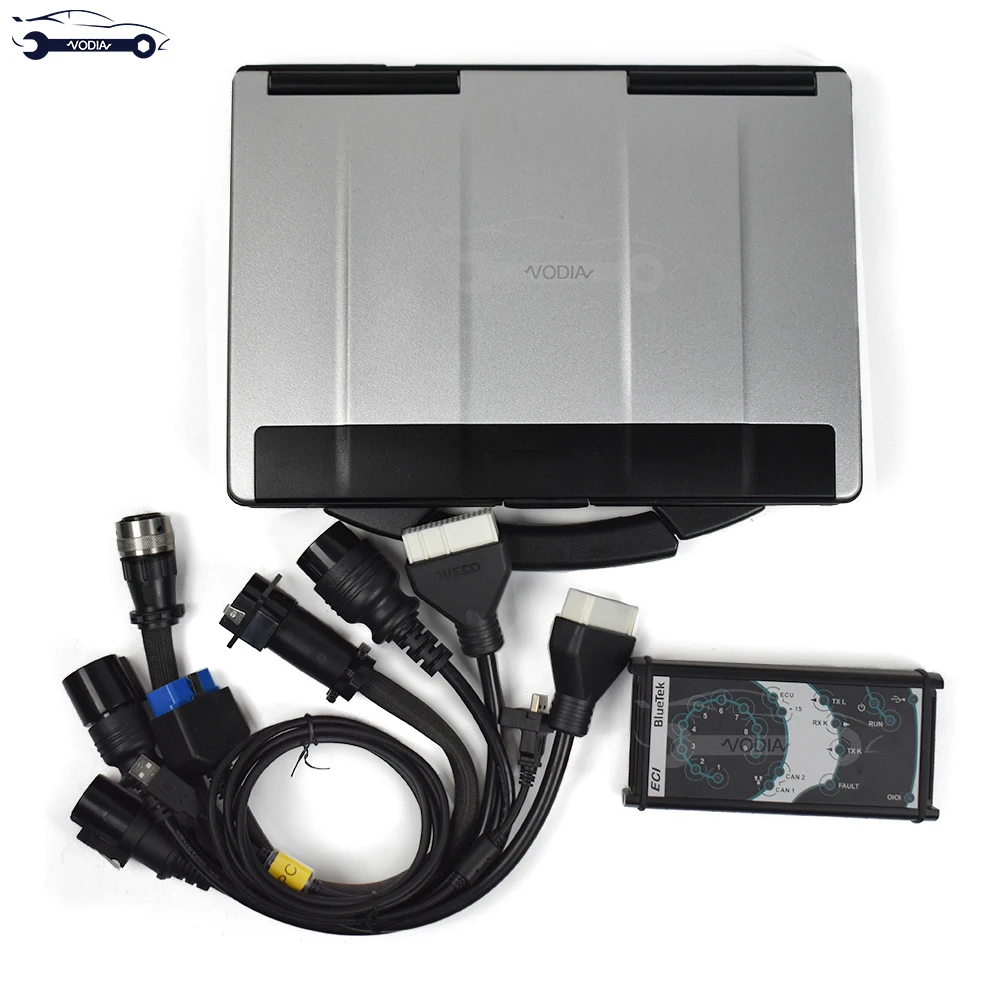 

Thoughbook CF52 laptop with For IVECO ELTRAC EASY ECI diagnostic tool For Iveco EASY 14.1 truck auto diagnostic scanner tool
