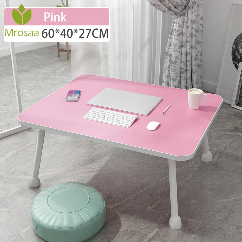 

Wooden Foldable Computer Table Adjustable Portable Laptop Desk Table Bed Trays Dormitory Bedroom Laptop Table Desk Stand