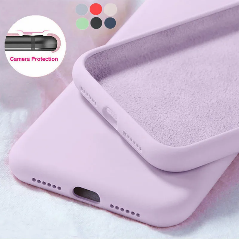 waterproof phone holder For Samsung Galaxy A51 5G A71 5G Case High Quality Soft Silicone Cover  Galaxy a71 a51  Protector Shell With Logo&Button phone pouch for ladies