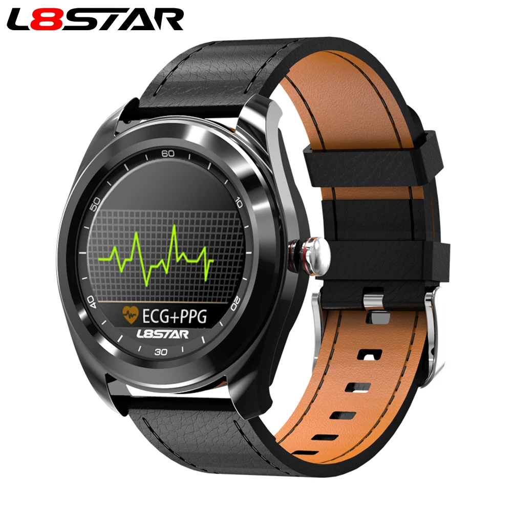 

L8star 2019 New ECG + PPG Smart Watch Men IP67 Waterproof Sport Watch Heart Rate Monitor Blood Pressure Smartwatch For The Aged