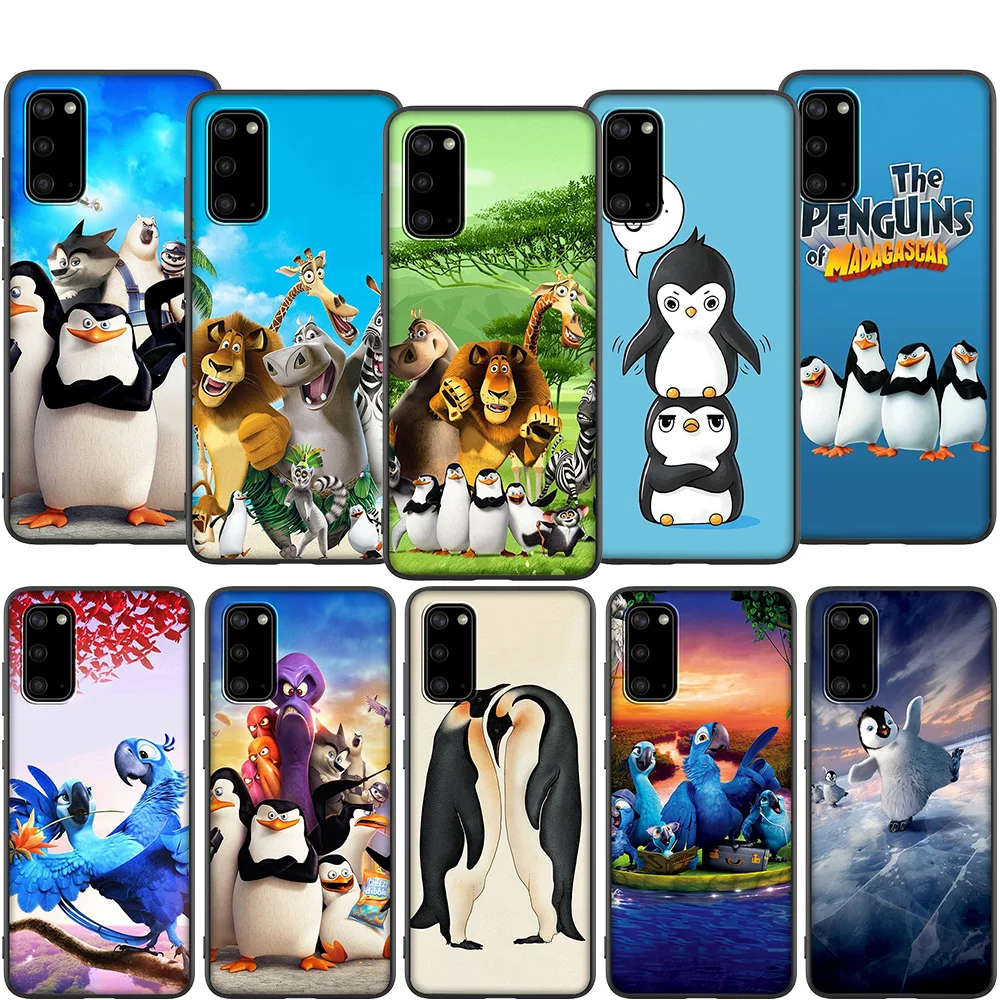 Мягкий чехол Lavaza Пингвин для Samsung Note A3 A5 A6 A7 A8 A9 A10s A20s A30s A40s A50s 10 A70 8 9 J6 Plus | Мобильные