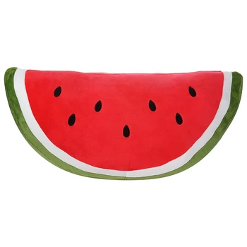 

Watermelon Plush Fluffy Watermelon Pillows Soft Durable Plush Watermelon Pillow Throw Cushion Companion Stuffed Watermelon Toys