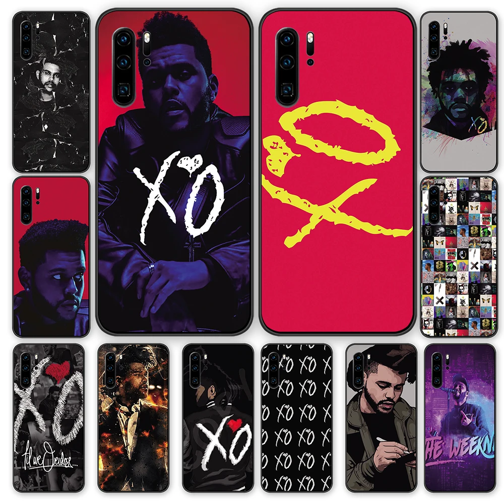 Черные ТПУ чехлы накладки Weeknd Starboy для Huawei P40 P30 P20 P10 Mate 10 20 30 Pro Lite | Мобильные