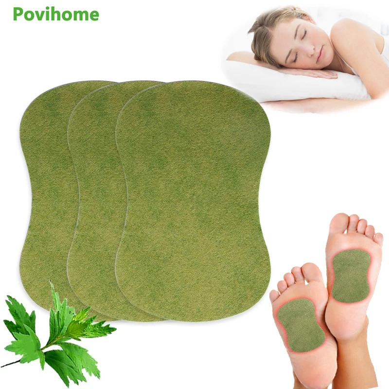6pcs Wormwood Detox Foot Patch Charcoal Pads Care Tool Toxins Weight Loss Improve Sleep Chinese Medical Sticker | Красота и здоровье