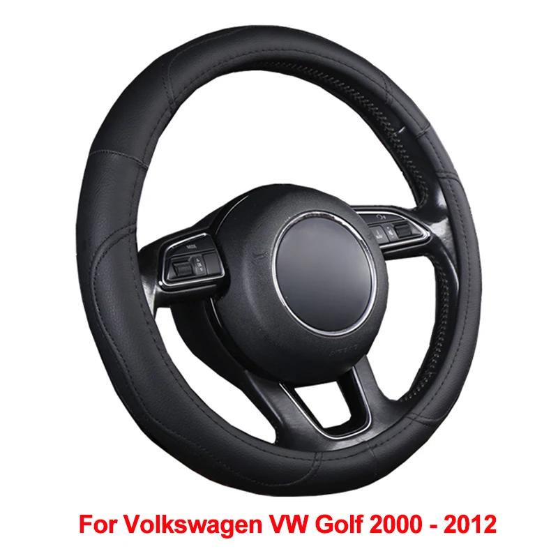 Чехол рулевого колеса автомобиля оплетка для Volkswagen VW Golf 2000 2001 2002 2003 2009 2010 2011 2012 City R