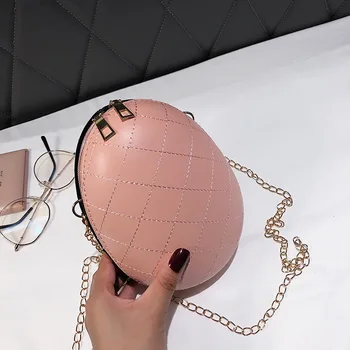 

New Ultra Mini Bag Messenger Bag Chain Bag Shape with Skirt Oval Lipstick Envelope