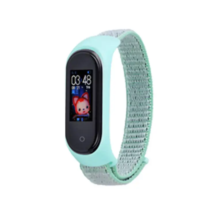 Nylon Strap Wristband for Xiaomi Mi Band 5 4 3 Wrist Bracelets Sport loop watch Belt Smart Watch Band Replacement Accessories 