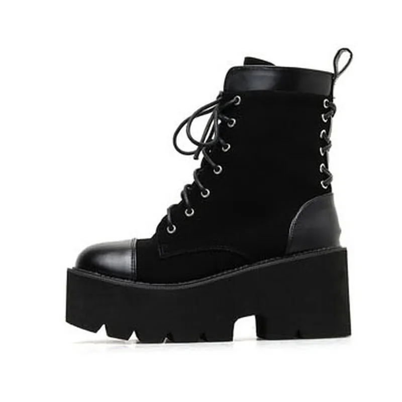 LEOPARD LAND 8cm Heels New England Style Korean Style, Korean Style, Short Tube Slope And High Heel Short Boots JXQ-168-58