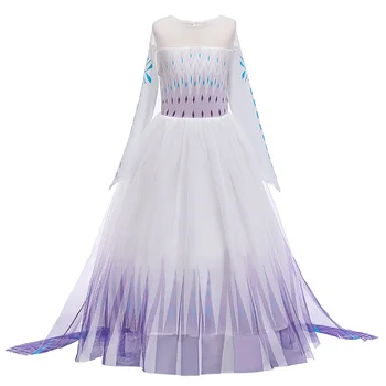 

Girls Elsa Dress Lace Kids Elegant Princess Dresses For Girls Carnival Party Cosplay Dress Children Clothing 3 8 9 10 11 12 Year