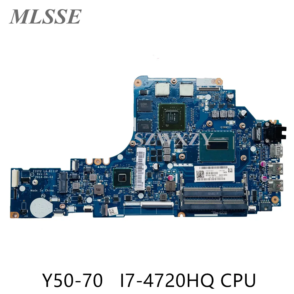 Original For Lenovo Y50-70 Laptop Motherboard 5B20H29166 LA-B111P With I7-4720HQ CPU GTX 960M 2GB GPU 100% Tested Fast Ship | Компьютеры и