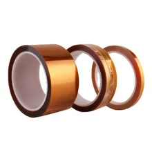 10M/Roll Double-sided Adhesive Tape High Temperature Heat Resistant Polyimide Tape 0.1mm Thickness