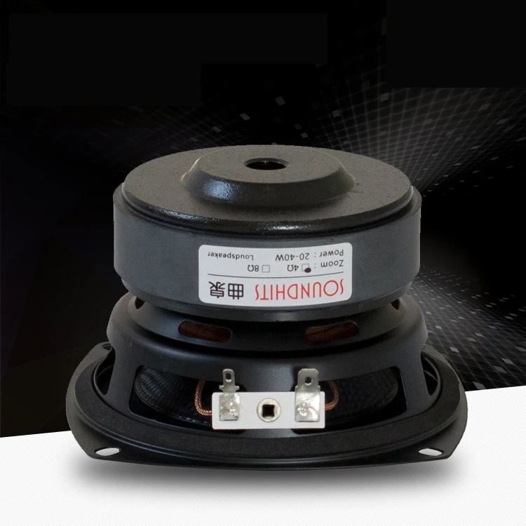 Grande Unidade Magnética Subwoofer Speaker Fibra de Vidro Bacia Tecida Alto-falante Graves Profundos Hifi 4ohm 40w 4 - Image 2