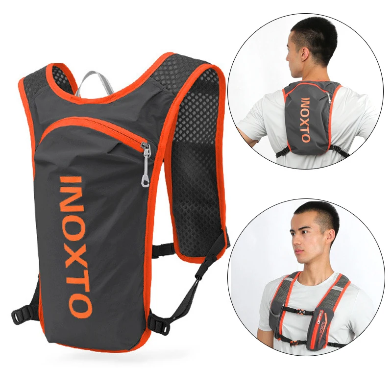 

5L Waterproof Running Vest Backpack Ulrta-light Hydration Back Pack For MTB Cycling Bike Skin Bag Jogging Breathable Gym Bag