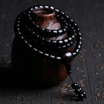 

Natural Qinghai-Tibet Plateau Black Yak Horn Bucket Beads Handmade High Polished Seiko Dimensions 8mm108