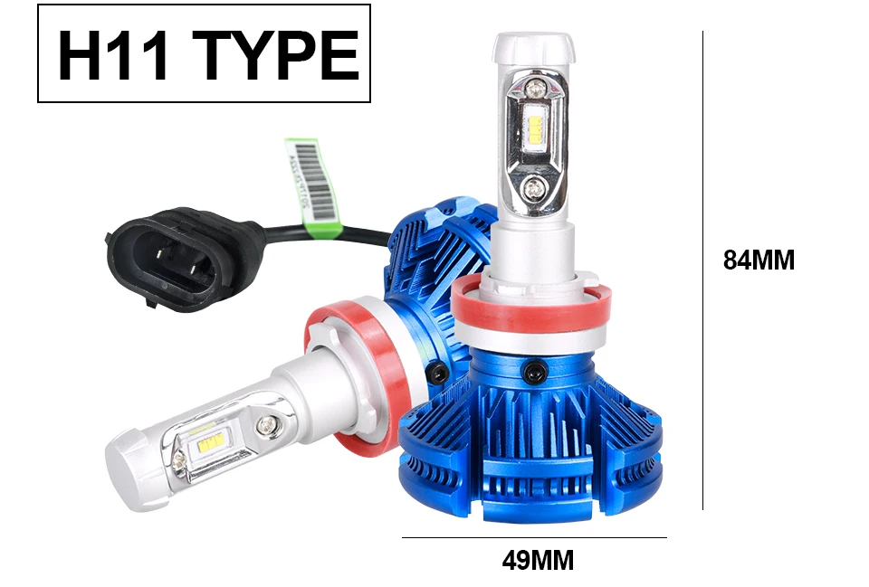 12V Led H4 Car Headlight Bulb H4 Led H7 H11 H1 9005 9006 9012 H3 6500K Auto Head Lamp Fog Lights For Nissan QashqaiAltimaVersa-17