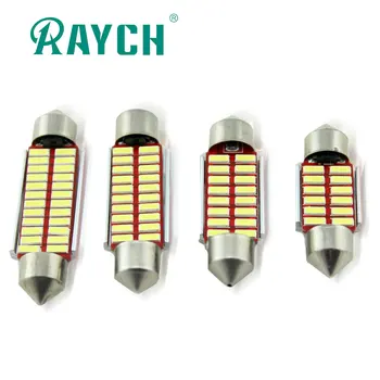 

RAYCH LED Car Bulb Festoon(C5W/C10W) Dashboard bulb 31mm 36mm 39mm 41mm CANBUS White Roof(Over head)/Dashboard/Door Light
