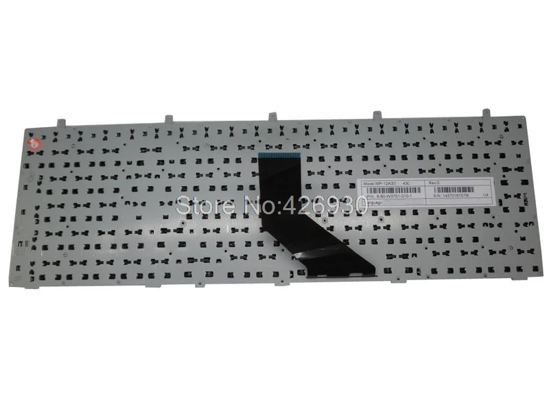 US RU LA клавиатура с подсветкой для CLEVO W350ETQ W350SKQ W350SSQ W355STQ W370ET W370SK W370SSQ W370ST английский