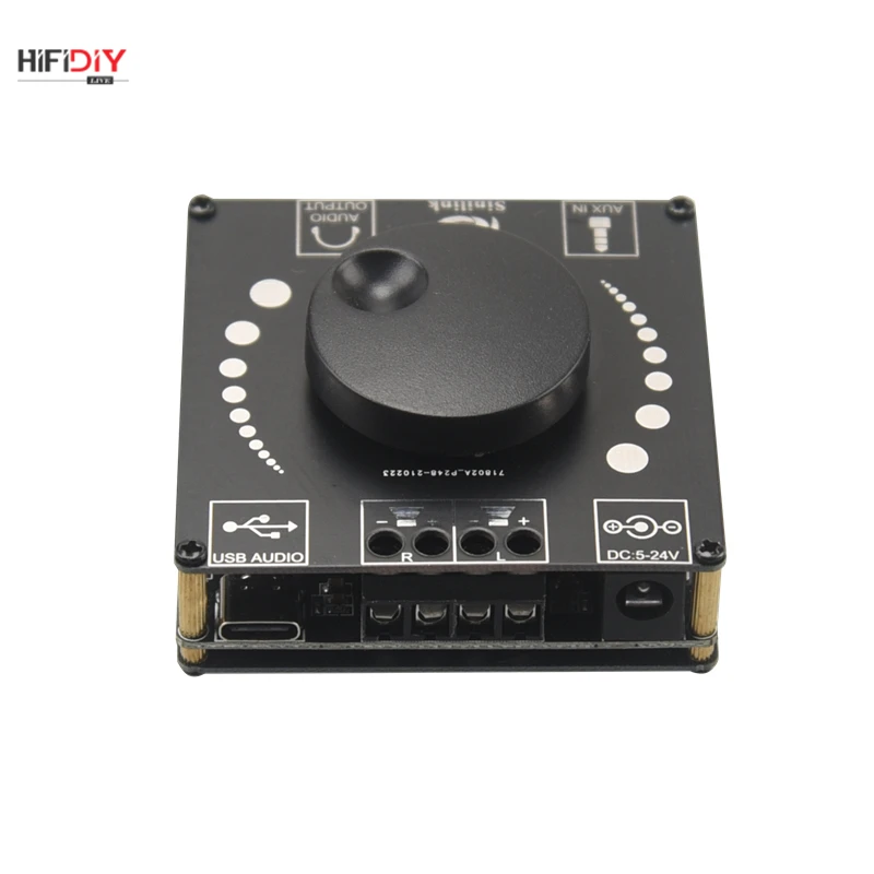 Bluetooth 5.0 TPA3116D2 Digital Power Audio Amplifier board 50WX2 100W*2 Stereo AMP Amplificador Home Theater AUX USB AP50H 100H